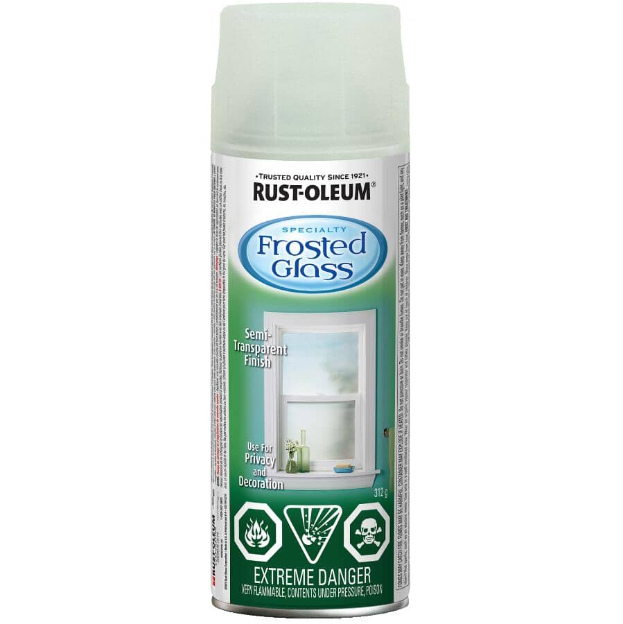 Specialty Frosted Glass Spray Paint - Sea Glass Look, 312 g