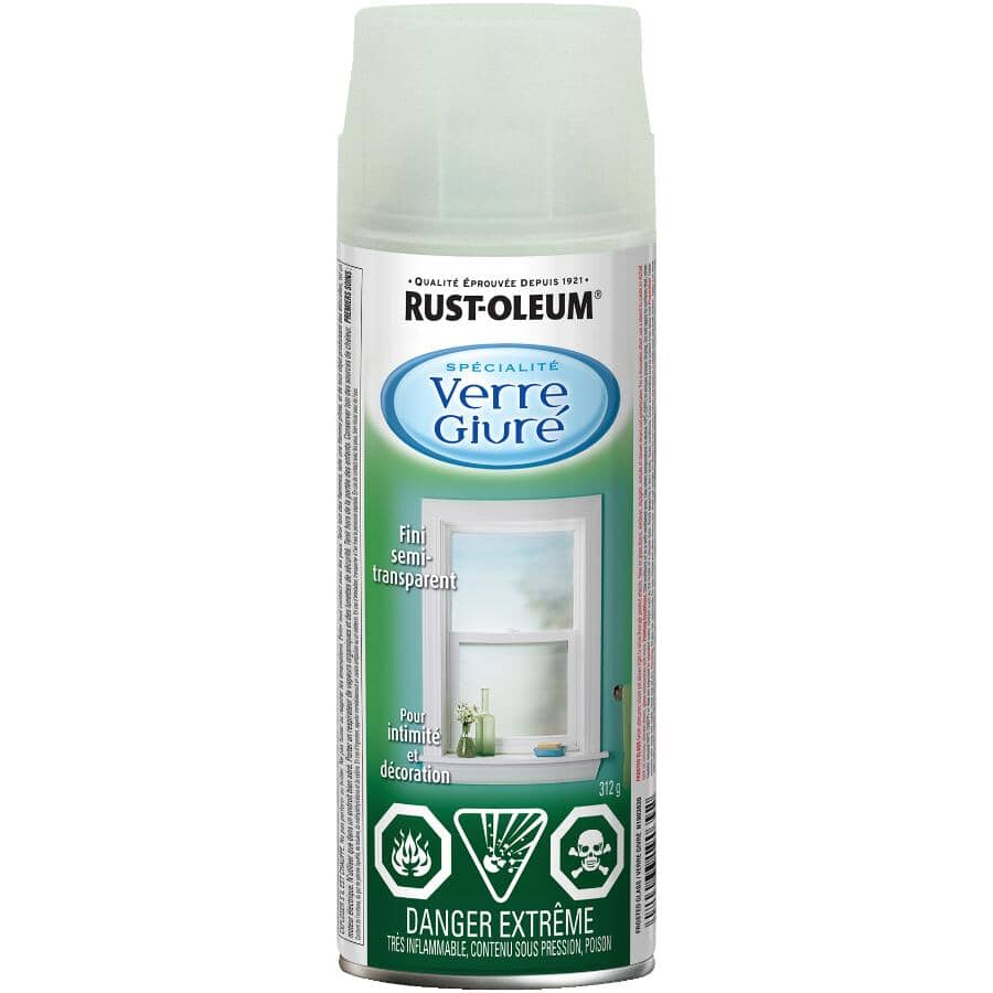 Specialty Frosted Glass Spray Paint - Sea Glass Look, 312 g