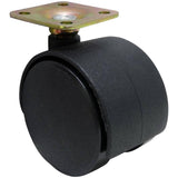 2 Pack 2" Twin Wheel Swivel Plate Casters
