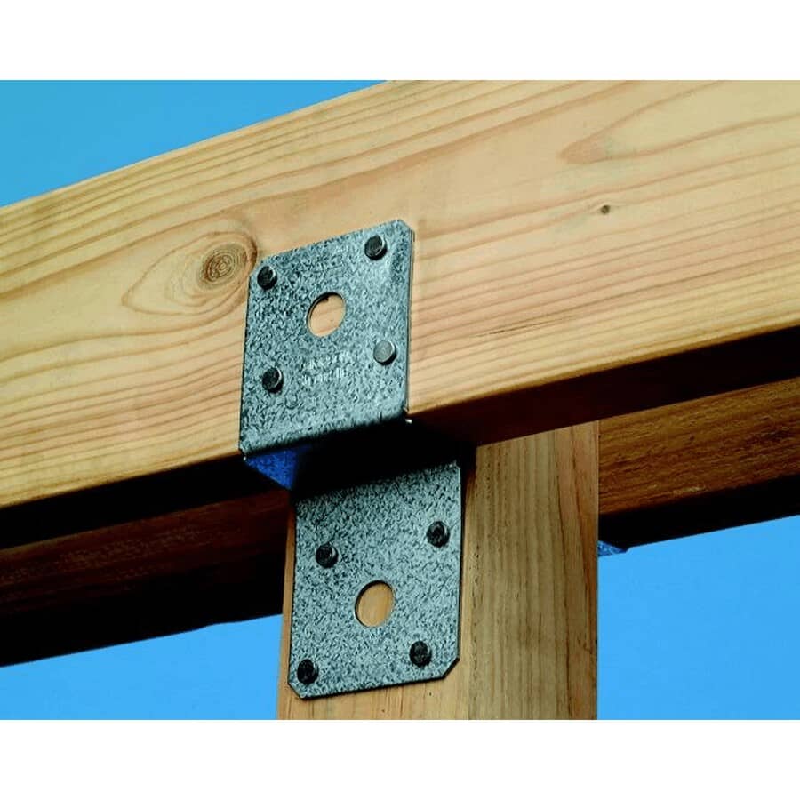 4" x 4" G185 Deck Tie Connector - ZMAX Finish