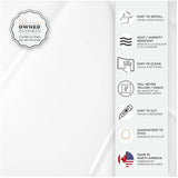 Blok Chevron Peel & Stick Backsplash Wall Tiles - 22.56" x 11.58", 2 Pack