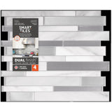 Milano Collection Carrera Peel & Stick Backsplash Wall Tiles - 11.55" x 9.63", 4 Pack