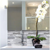Milano Collection Carrera Peel & Stick Backsplash Wall Tiles - 11.55" x 9.63", 4 Pack