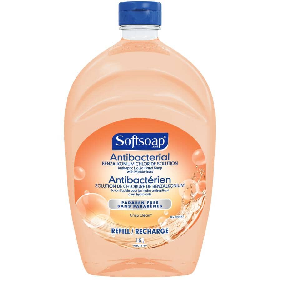 Antibacterial Liquid Hand Soap Refill - Crisp Clean, 1.47 L