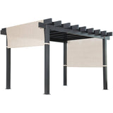 10' x 13' Yamba Aluminum Pergola - Black