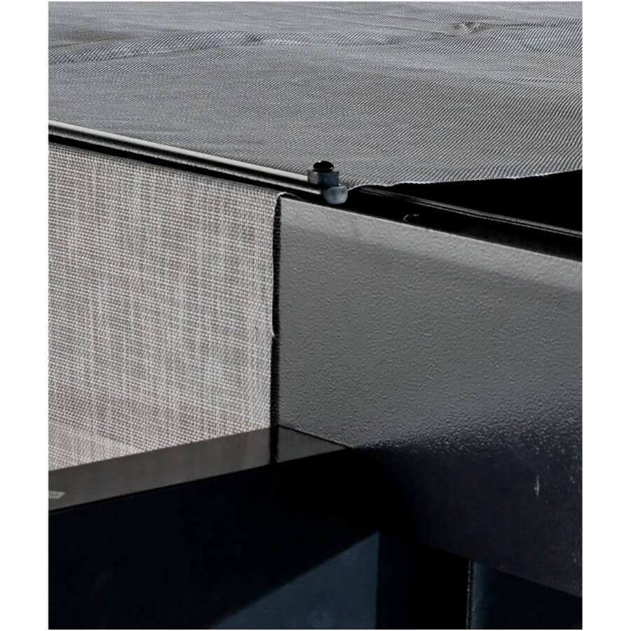 10' x 13' Yamba Aluminum Pergola - Black