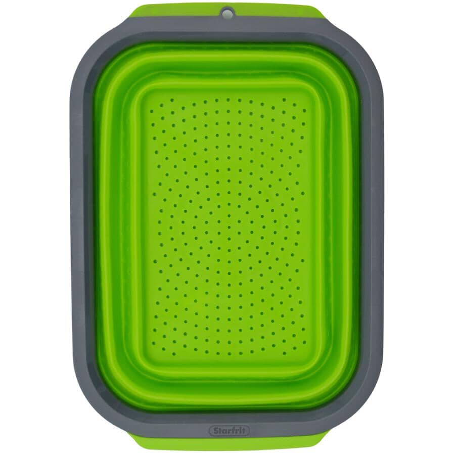 Over-The-Sink Collapsible Colander - Lime Green, 6 Qt