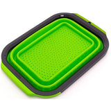 Over-The-Sink Collapsible Colander - Lime Green, 6 Qt