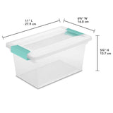 11" x 6.5" x 5.4" Clip Clear Storage Box
