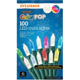 100 LED Colour Pop Mini Light Set - with Green Wire