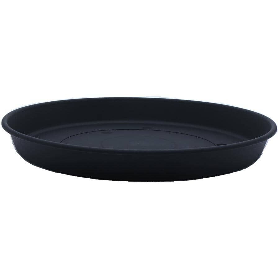 10" Classic Prima Resin Planter Saucer - Black