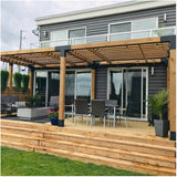 Quad Joining Pergola Brackets - for 4" x 4" Wood Posts, 2 Pack