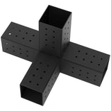 Quad Joining Pergola Brackets - for 4" x 4" Wood Posts, 2 Pack