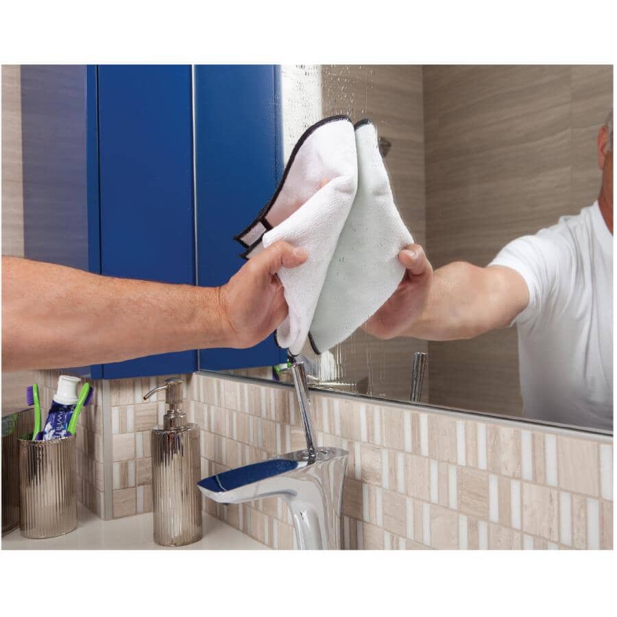 Microfiber Squeegee Cloths - 2 Pack