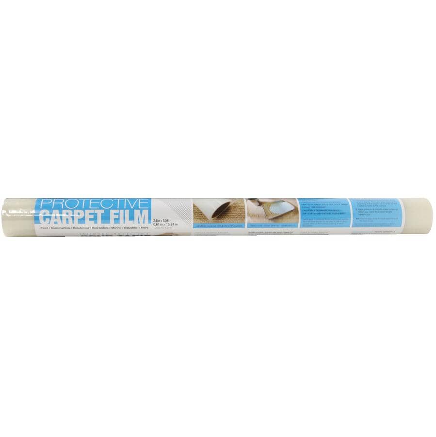 Carpet Protective Plastic Film - 24" x 50'