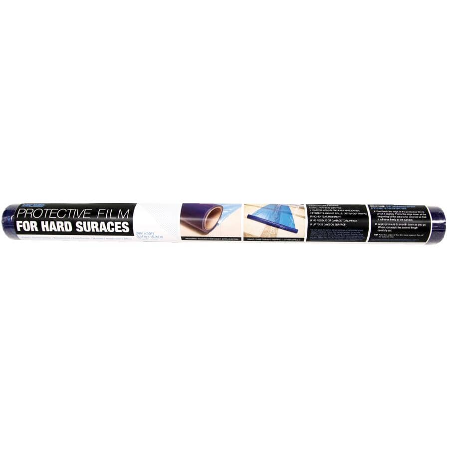 Hard Surface Protective Plastic Film - 24" x 50'