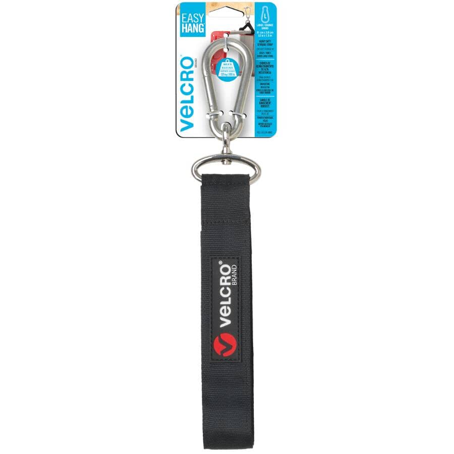 1-1/2" x 32" Black VELCRO® Brand Fasteners Easy Hang Strap