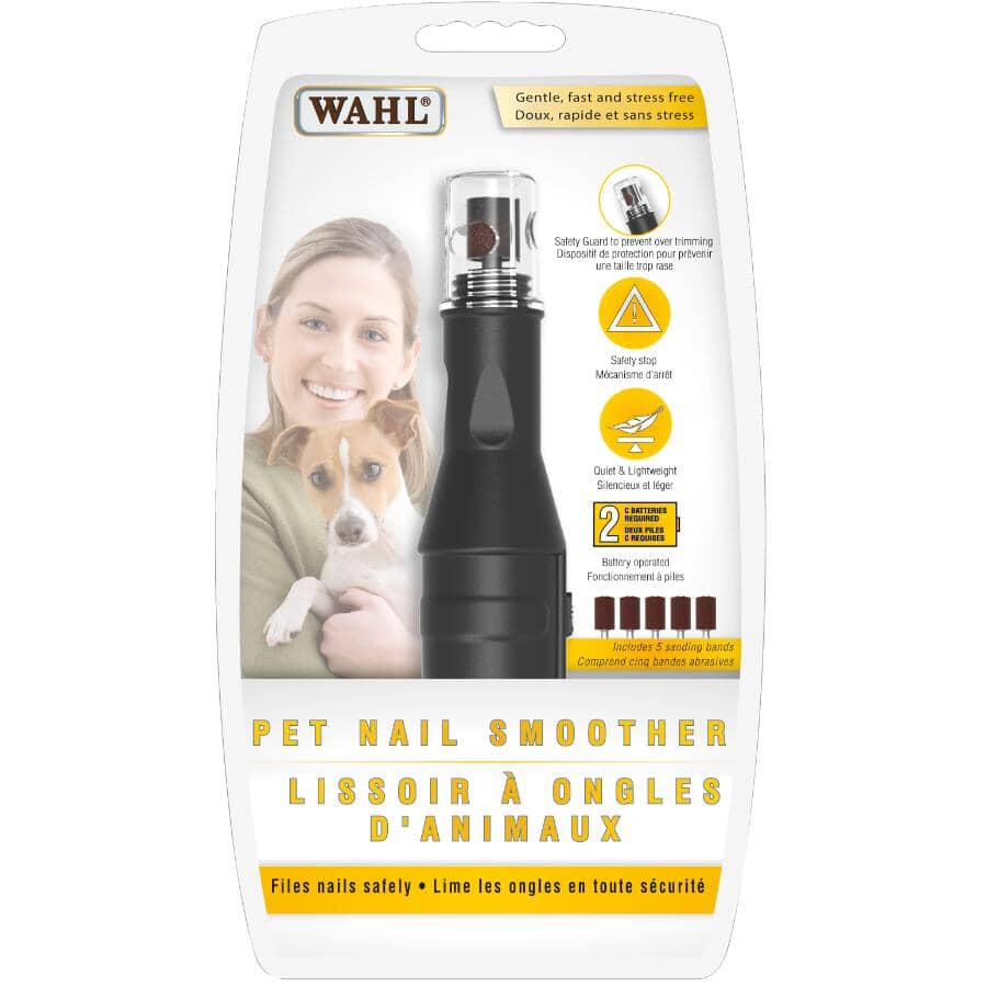Pet Nail Smoother - with 5 Sanding Bands, Battery Operated