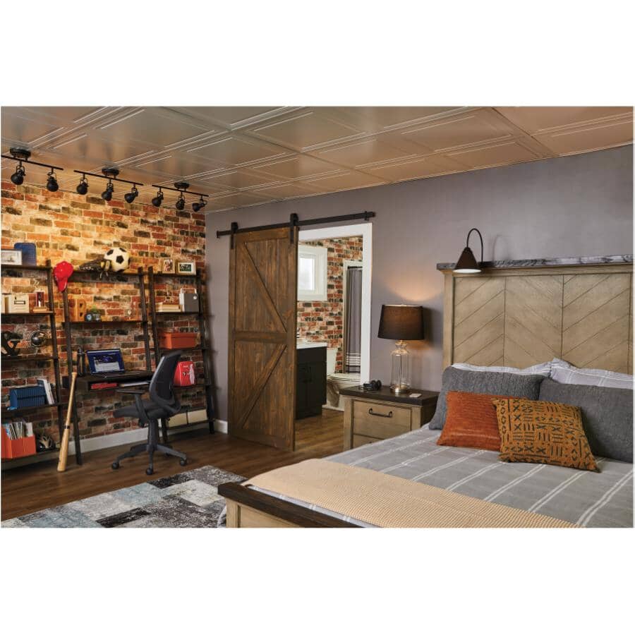Newport Peel & Stick Wallpaper - Reclaimed Brick, 20.5" x 18'