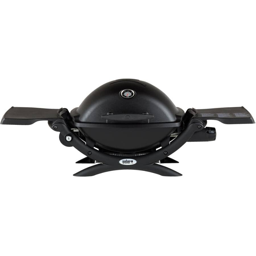Q1200 Series Portable Propane BBQ - 189 sq. in. + 8,500BTU + Black