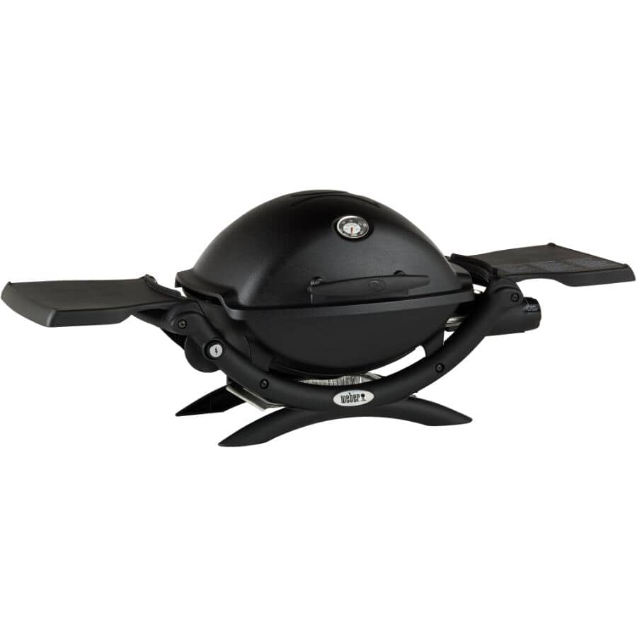 Q1200 Series Portable Propane BBQ - 189 sq. in. + 8,500BTU + Black