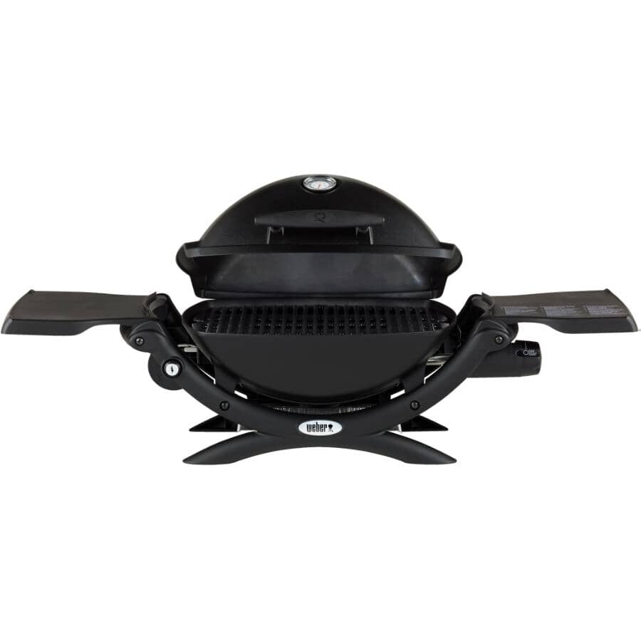 Q1200 Series Portable Propane BBQ - 189 sq. in. + 8,500BTU + Black