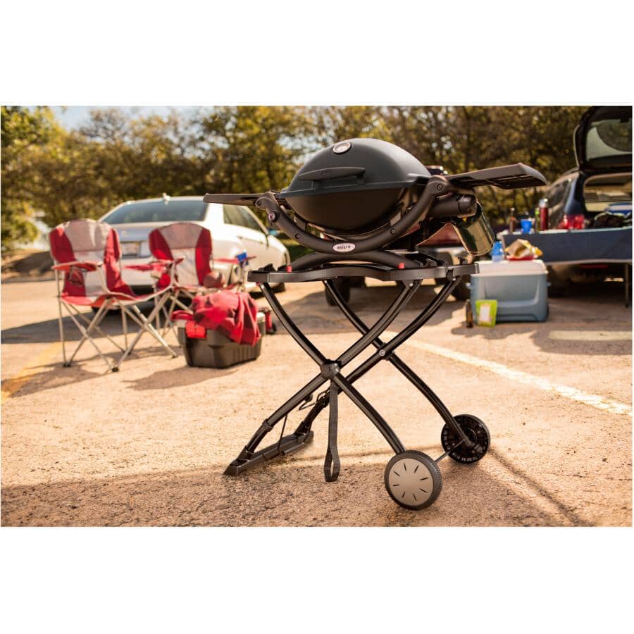 Q1200 Series Portable Propane BBQ - 189 sq. in. + 8,500BTU + Black