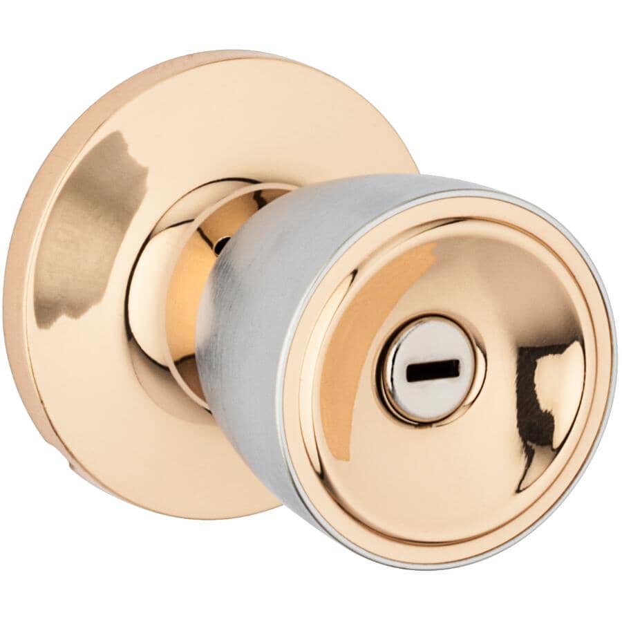 Bronze / Satin Chrome Beverly Privacy Door Knobset
