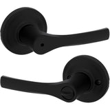Henley Privacy Door Lever - Matte Black