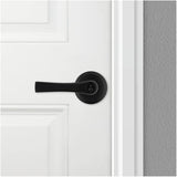 Katella Entrance Leverset - Matte Black + Smart Key