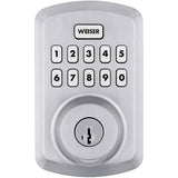Powerbolt 3 Electronic Deadbolt - Satin Chrome Finish + SmartKey Technology
