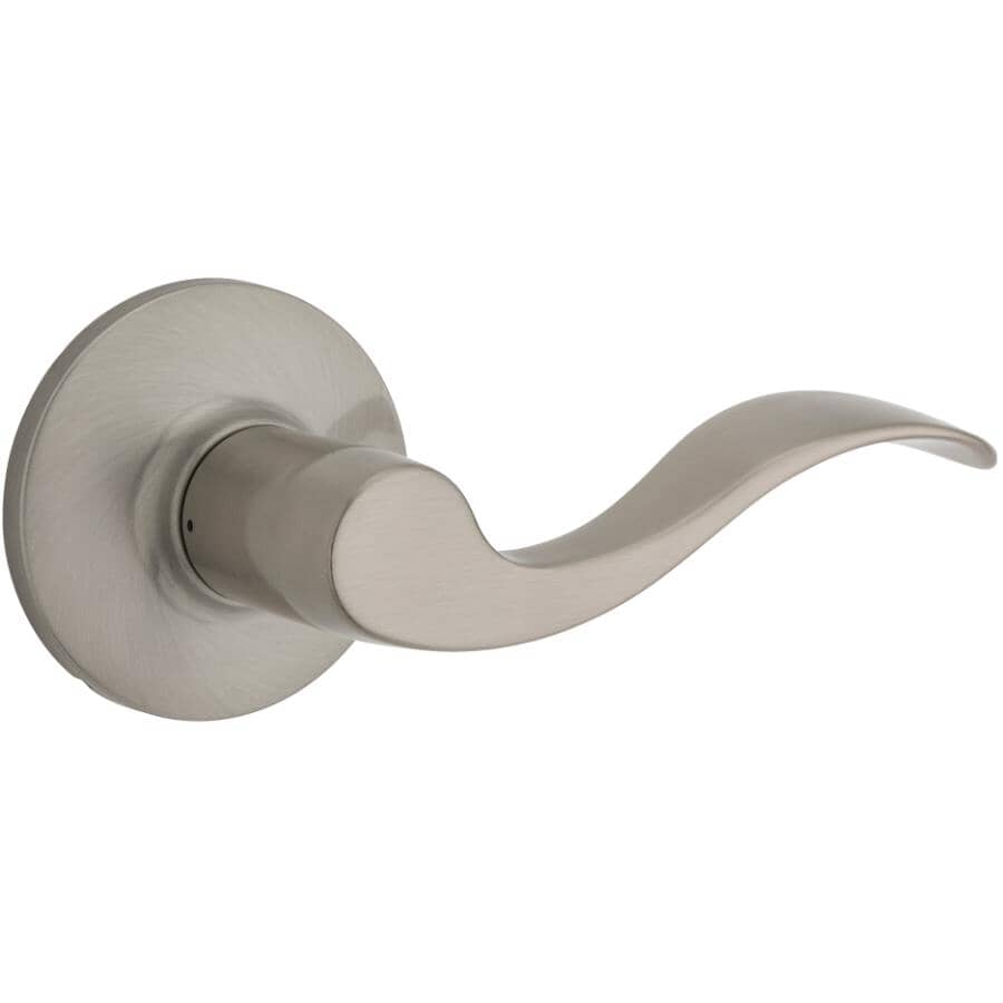 Satin Nickel Layton Safelock Passage Door Leverset