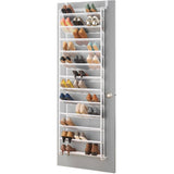 36 Pocket Over-the-Door Hanging Storage Shoe Rack - White
