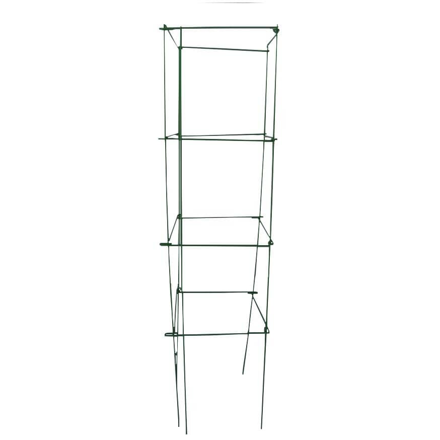 47" x 12" Lime Green Heavy Duty Folding Tomato Cage