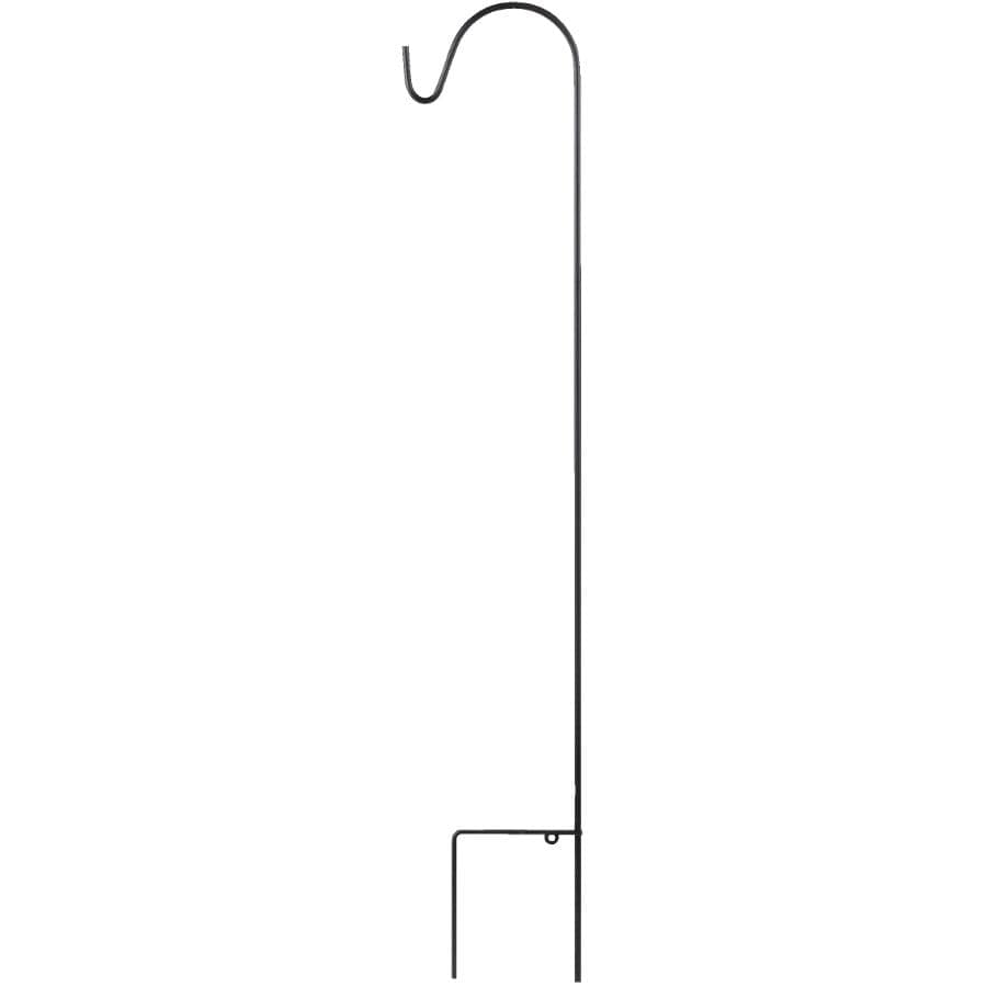 64" Black Birdfeeder Garden Hook