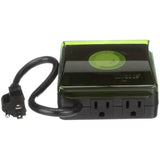2 Outlet 24 Hour Outdoor Heavy Duty Mechanical Timer, with 3 Conductors